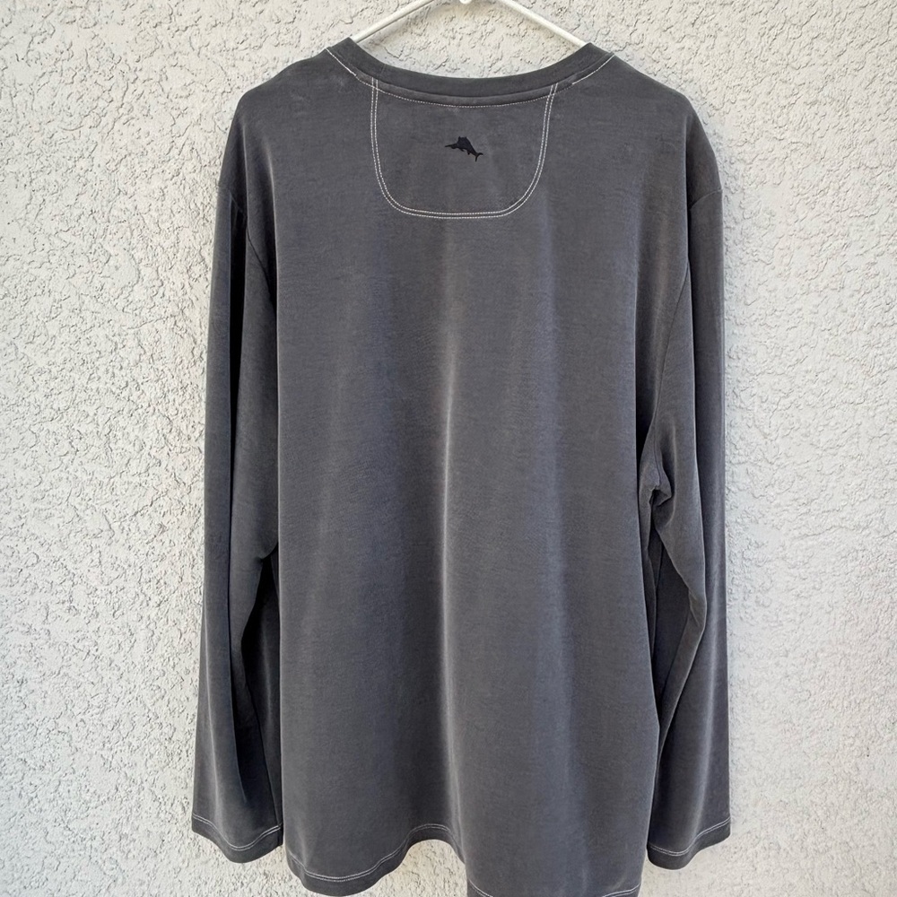 Men's‎ Gray Long Sleeve Shirt - Picture 4 of 6